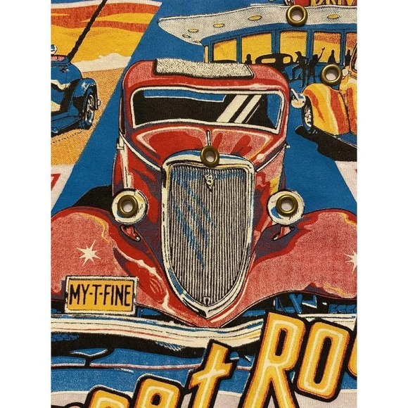 VINTAGE 1986 STREET RODS FOREVER JOHNNY’S MEN SHIRT SIZE LARGE PERFECT CONDITION - Picture 4 of 11